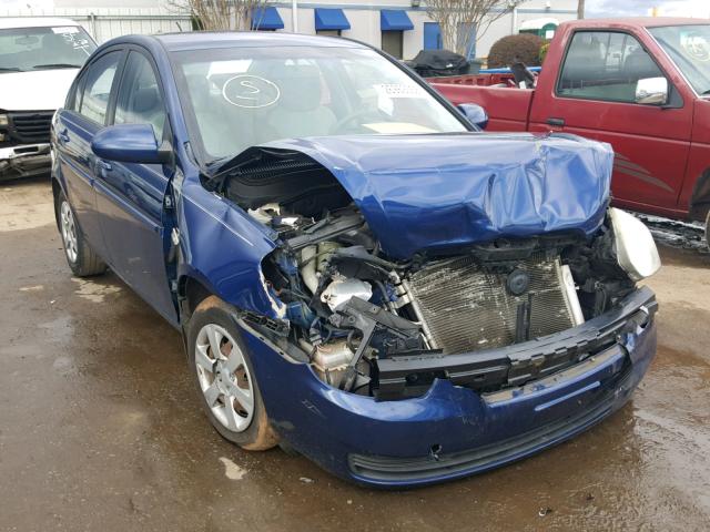 KMHCN46C37U089682 - 2007 HYUNDAI ACCENT GLS BLUE photo 1