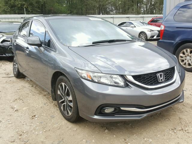 19XFB2F95DE079247 - 2013 HONDA CIVIC EXL GRAY photo 1