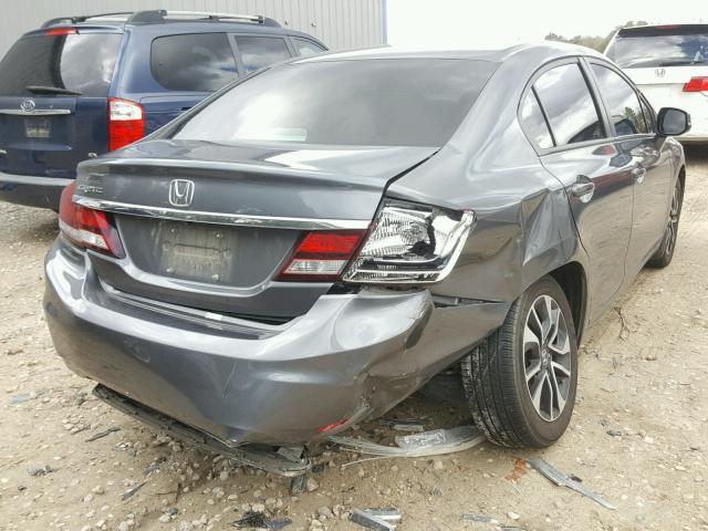 19XFB2F95DE079247 - 2013 HONDA CIVIC EXL GRAY photo 4