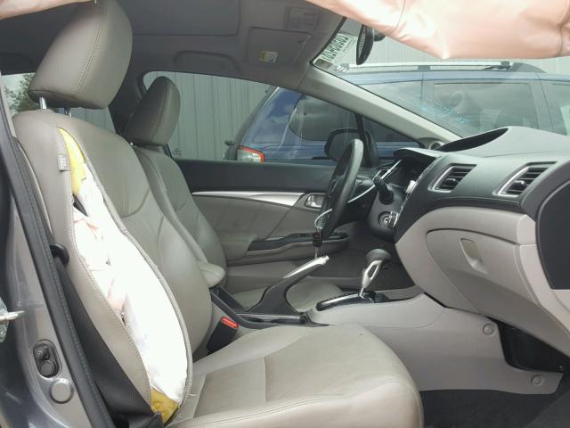 19XFB2F95DE079247 - 2013 HONDA CIVIC EXL GRAY photo 5