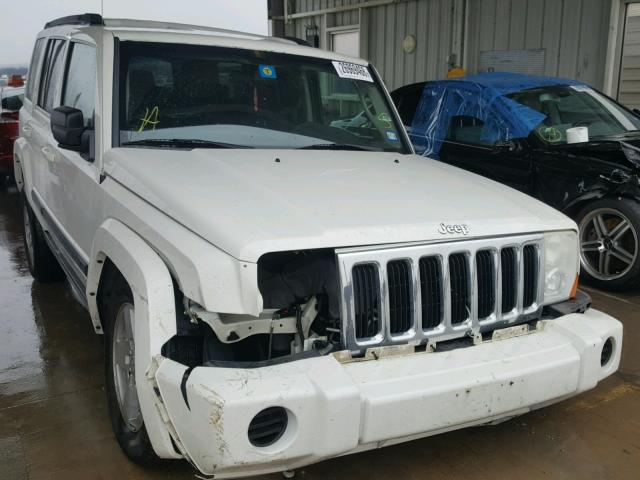 1J8HH48K18C179323 - 2008 JEEP COMMANDER WHITE photo 1