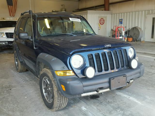 1J4GL38K25W606931 - 2005 JEEP LIBERTY RE BLUE photo 1