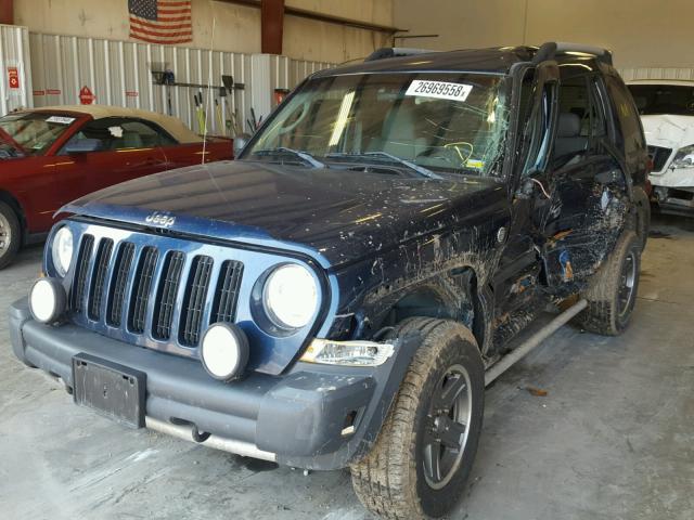 1J4GL38K25W606931 - 2005 JEEP LIBERTY RE BLUE photo 2
