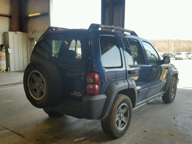 1J4GL38K25W606931 - 2005 JEEP LIBERTY RE BLUE photo 4