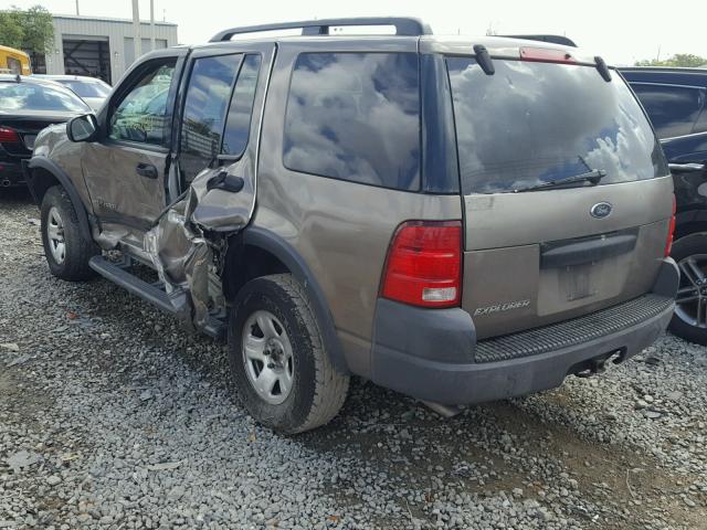 1FMZU62K34UA59499 - 2004 FORD EXPLORER X BROWN photo 3