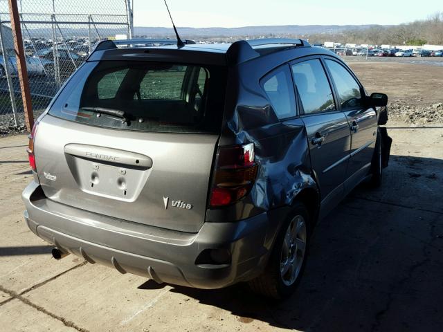 5Y2SL63825Z403968 - 2005 PONTIAC VIBE GRAY photo 4