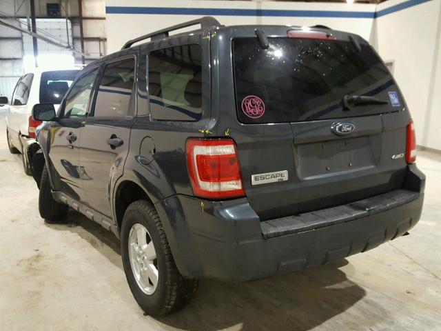 1FMCU93G39KC38775 - 2009 FORD ESCAPE XLT BLUE photo 3