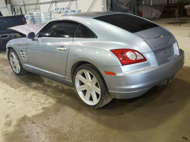 1C3AN69LX5X035900 - 2005 CHRYSLER CROSSFIRE BLUE photo 3