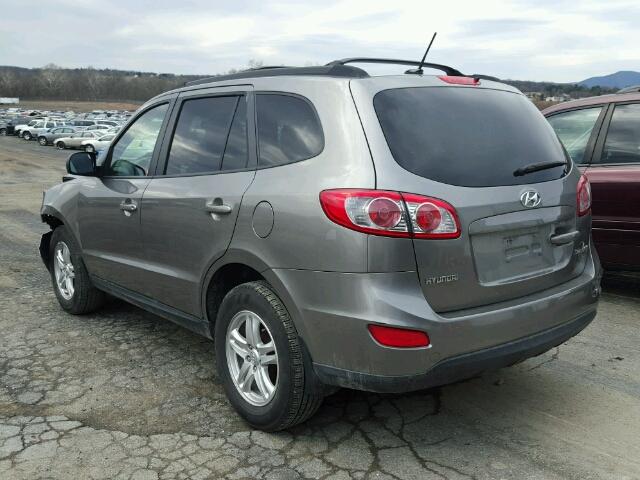 5XYZGDAB6BG079827 - 2011 HYUNDAI SANTA FE G SILVER photo 3