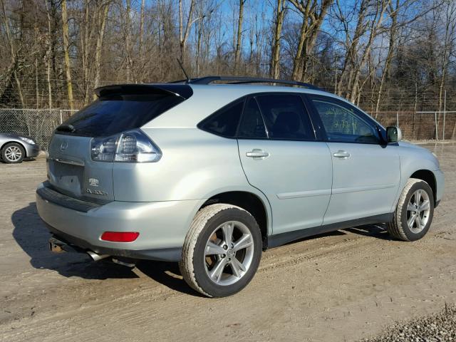 JTJHW31U560044134 - 2006 LEXUS RX 400 SILVER photo 4