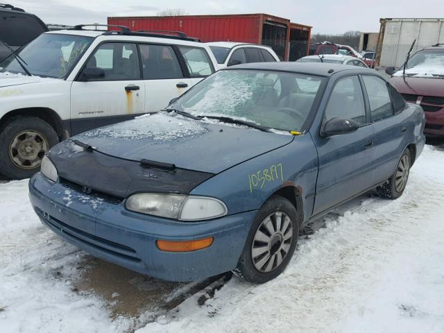 1Y1SK5266SZ090508 - 1995 GEO PRIZM BASE TEAL photo 2