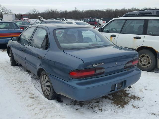 1Y1SK5266SZ090508 - 1995 GEO PRIZM BASE TEAL photo 3