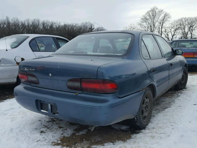 1Y1SK5266SZ090508 - 1995 GEO PRIZM BASE TEAL photo 4