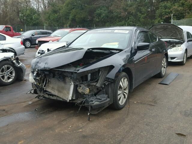 1HGCS1B34CA010261 - 2012 HONDA ACCORD LX BLACK photo 2