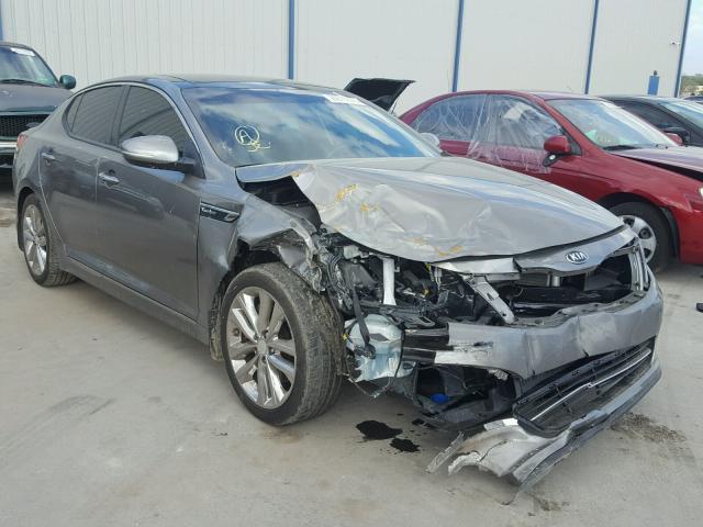 5XXGR4A61EG286073 - 2014 KIA OPTIMA SX GRAY photo 1