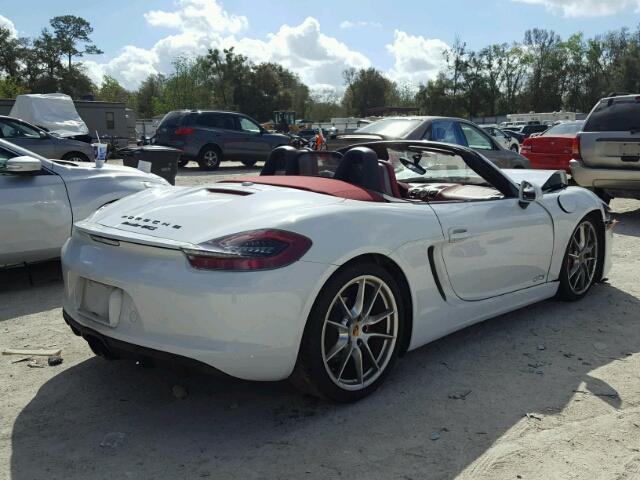 WP0CB2A87FS140499 - 2015 PORSCHE BOXSTER S WHITE photo 4