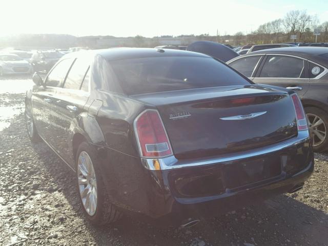 2C3CCAAG9DH698202 - 2013 CHRYSLER 300 BLACK photo 3