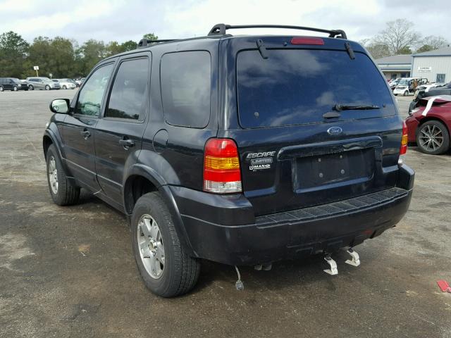 1FMYU94125KA51943 - 2005 FORD ESCAPE LIM BLACK photo 3