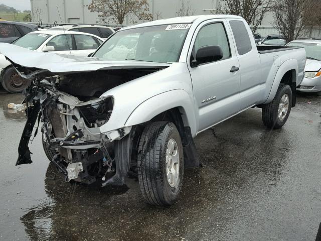 5TETU62N75Z069353 - 2005 TOYOTA TACOMA PRE SILVER photo 2