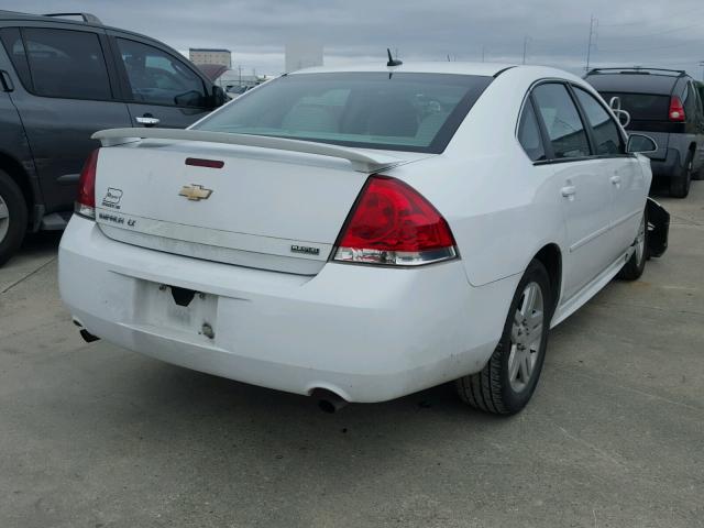 2G1WB5E3XC1238587 - 2012 CHEVROLET IMPALA LT WHITE photo 4