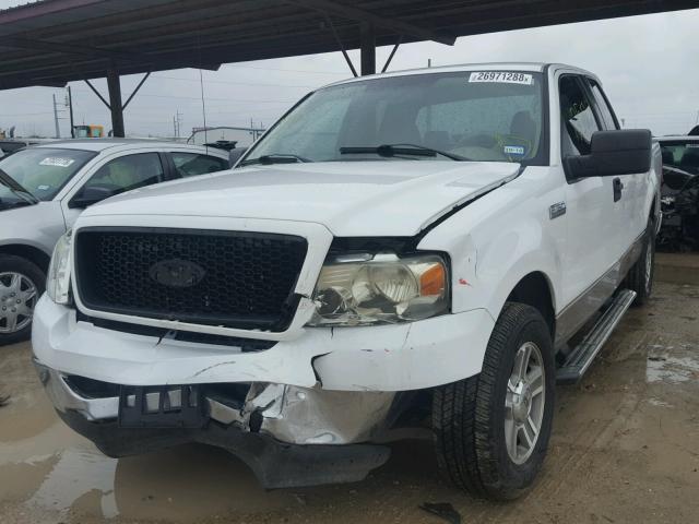 1FTRX12W06NA77974 - 2006 FORD F150 WHITE photo 2