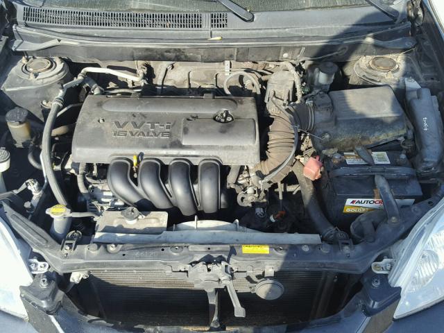 2T1KR32E54C271012 - 2004 TOYOTA MATRIX BLACK photo 7