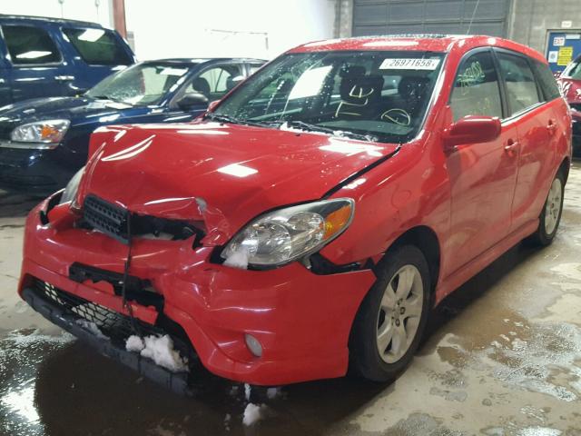 2T1KR30E75C475685 - 2005 TOYOTA COROLLA MA RED photo 2