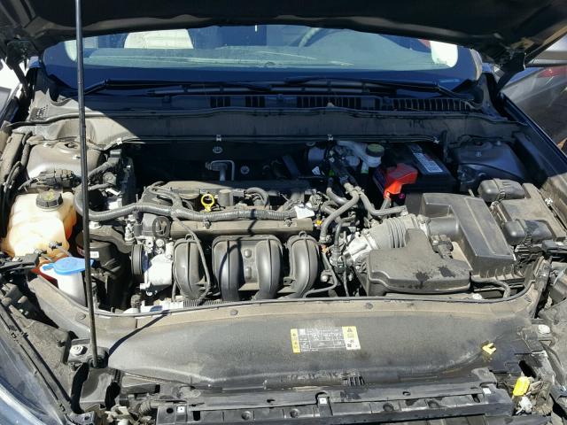 1FA6P0G70E5351242 - 2014 FORD FUSION S GRAY photo 7