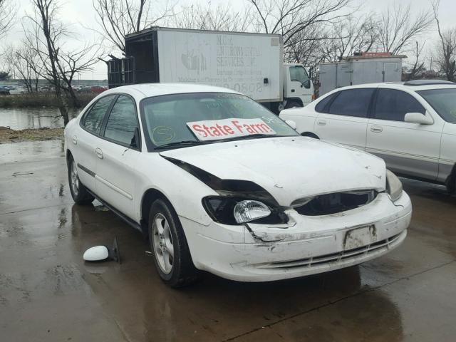 1FAFP53U91A123072 - 2001 FORD TAURUS SE WHITE photo 1