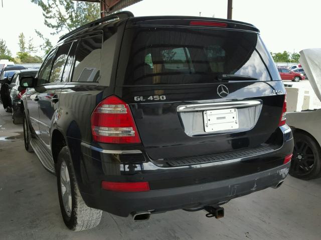 4JGBF71E68A409034 - 2008 MERCEDES-BENZ GL 450 4MA BLACK photo 3