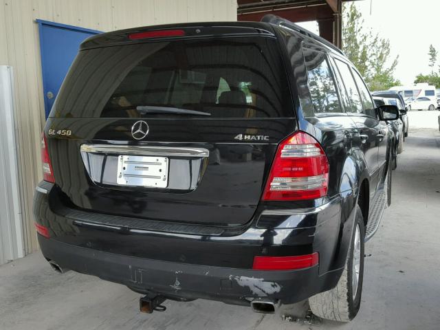 4JGBF71E68A409034 - 2008 MERCEDES-BENZ GL 450 4MA BLACK photo 4