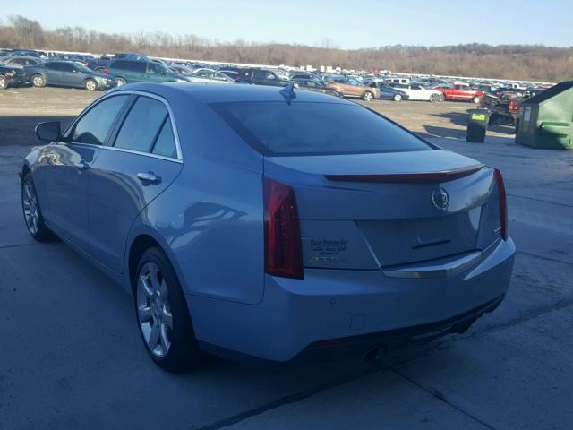 1G6AH5RX3D0142667 - 2013 CADILLAC ATS LUXURY BLUE photo 3