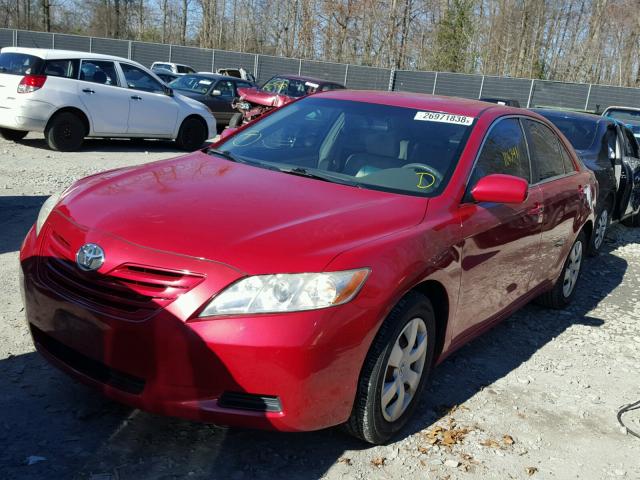 4T1BE46K59U310253 - 2009 TOYOTA CAMRY BASE RED photo 2