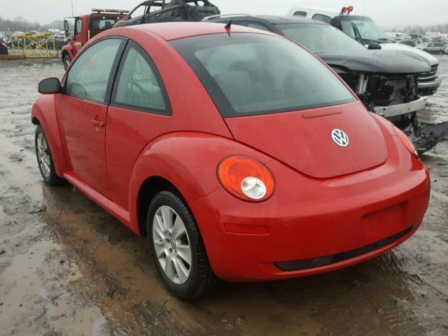 3VWPW31C49M513041 - 2009 VOLKSWAGEN NEW BEETLE 红色 照片 3