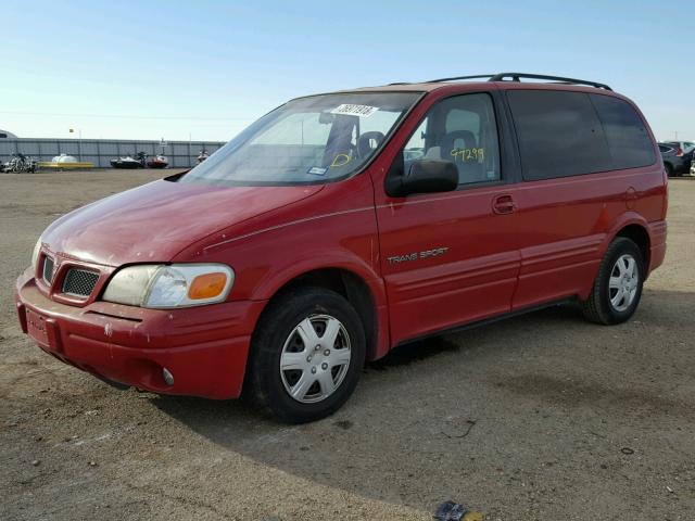 1GMDU06E4VD169300 - 1997 PONTIAC TRANS SPOR RED photo 2