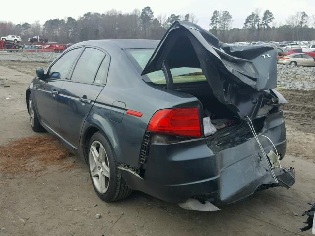 19UUA66234A055750 - 2004 ACURA TL GREEN photo 3