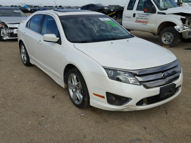 3FAHP0KC9CR395800 - 2012 FORD FUSION SPO WHITE photo 1