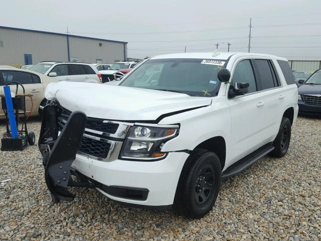 1GNLCDEC3HR145742 - 2017 CHEVROLET TAHOE POLI WHITE photo 2