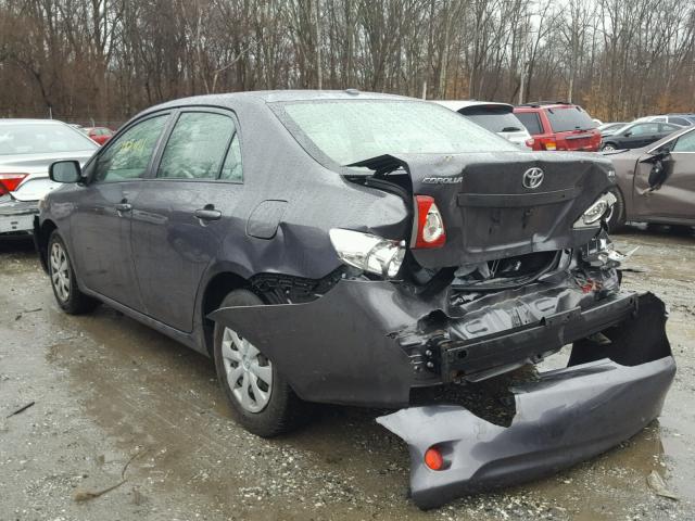 JTDBU4EE0AJ079979 - 2010 TOYOTA COROLLA BA GRAY photo 3