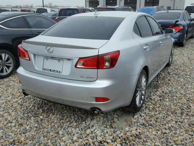 JTHBF5C2XB5155354 - 2011 LEXUS IS 250 SILVER photo 4