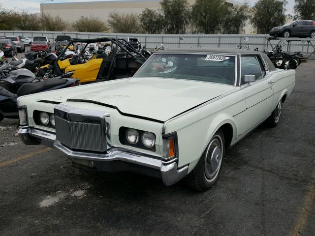 0Y89A847797 - 1970 LINCOLN CONTINENTL WHITE photo 2