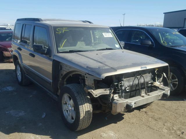 1J8HG48N26C245355 - 2006 JEEP COMMANDER TAN photo 1