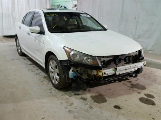 1HGCP36889A018410 - 2009 HONDA ACCORD EXL WHITE photo 1