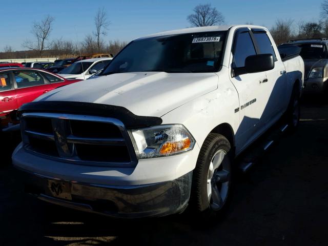 1C6RD7LTXCS132192 - 2012 DODGE RAM 1500 S WHITE photo 2