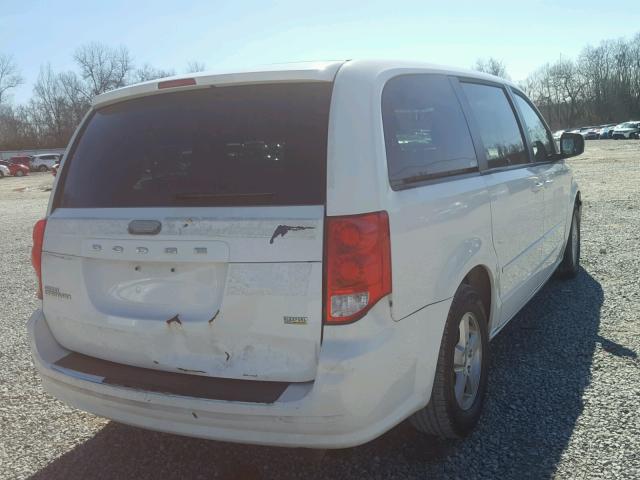 2C4RDGCG1CR365908 - 2012 DODGE GRAND CARA WHITE photo 4