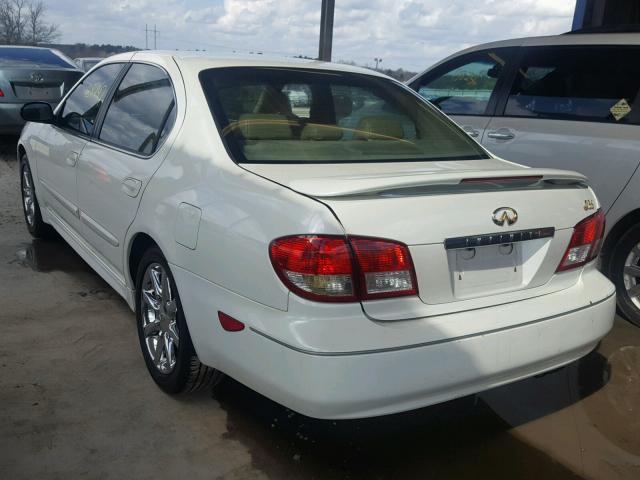 JNKDA31A12T001133 - 2002 INFINITI I35 WHITE photo 3