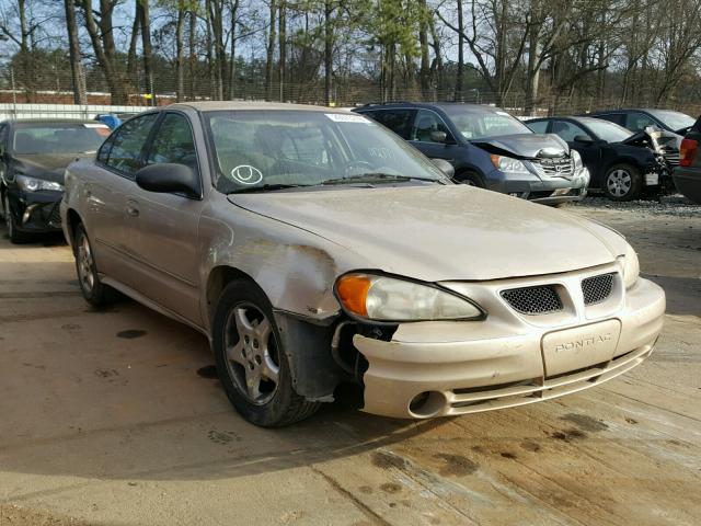 1G2NE52E15M147137 - 2005 PONTIAC GRAND AM S Ոսկեգույն լուսանկար 1
