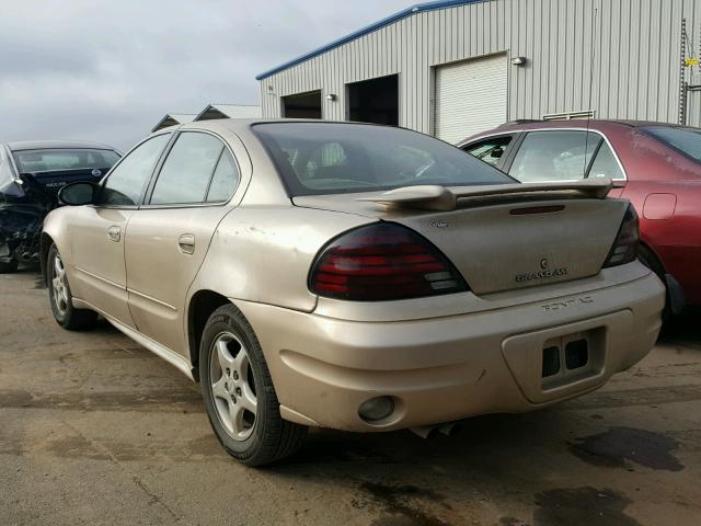 1G2NE52E15M147137 - 2005 PONTIAC GRAND AM S Ոսկեգույն լուսանկար 3
