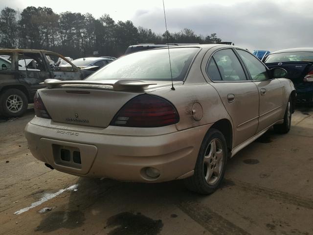 1G2NE52E15M147137 - 2005 PONTIAC GRAND AM S Ոսկեգույն լուսանկար 4