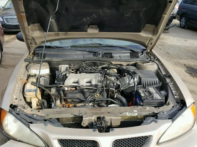 1G2NE52E15M147137 - 2005 PONTIAC GRAND AM S Ոսկեգույն լուսանկար 7